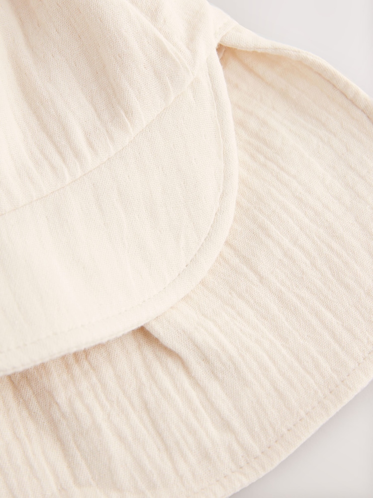 Neutral Dinosaur 100% Cotton Baby Legionnaire Hat (0mths-2yrs) - Image 5 of 5