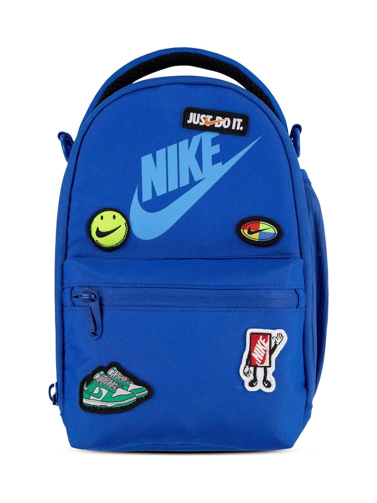 Nike Blue Patch Logo Lunch Bag - Image 1 of 10 Nike Blue Patch Logo Lunch Bag - Image 1 of 10