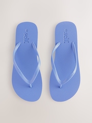 self. Blue Self. Beach Flip Flops - Image 1 of 5