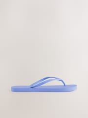 self. Blue Self. Beach Flip Flops - Image 2 of 5