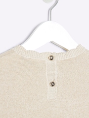 River Island Cream Girls Mesh Tutu 100% Cotton Dress - Image 4 of 4
