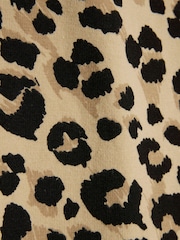 River Island Cream Girls Deep Waistband Kickflare Leggings - Image 4 of 4