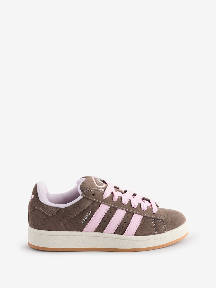 adidas Light Brown Junior Campus 00s Trainers - Image 1 of 1