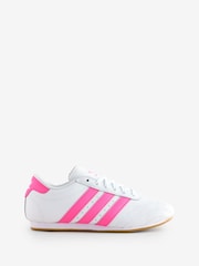 adidas Originals White/Pink Taekwondo Trainers - Image 1 of 8