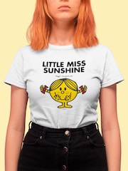 Star Editions Little Miss Sunshine White 100% Cotton T-Shirt - Image 3 of 4