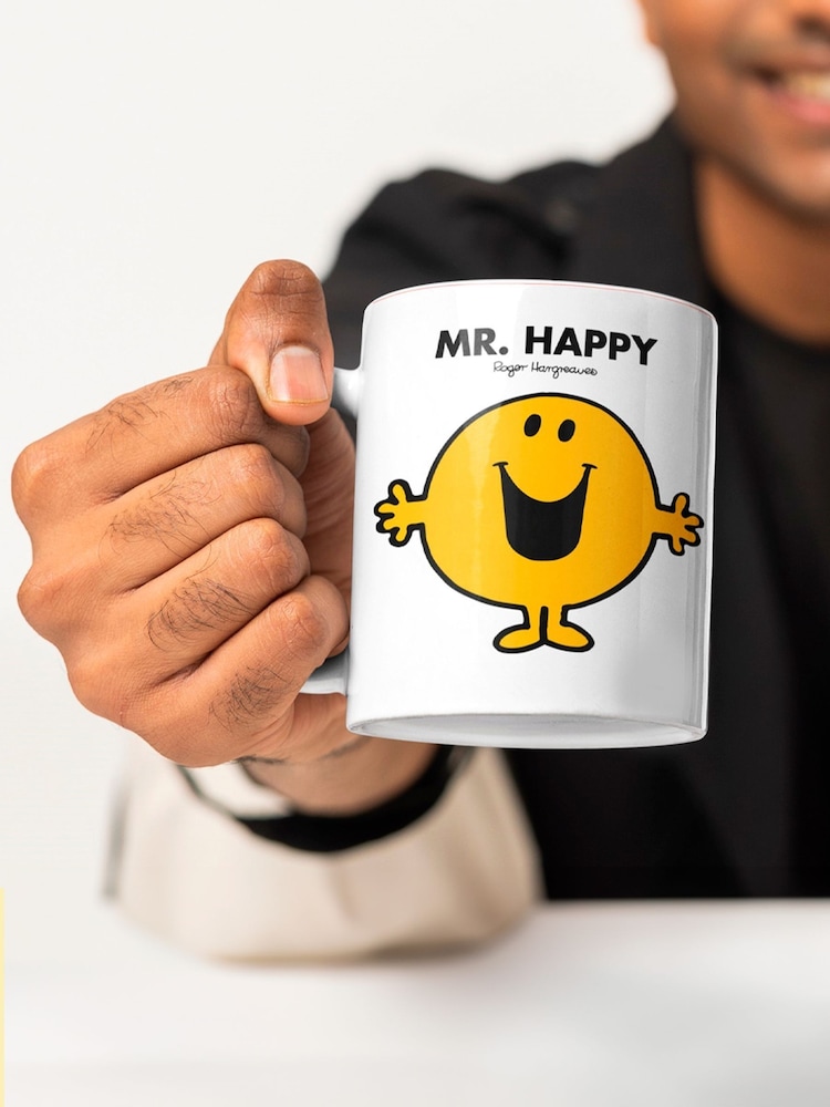 Star Editions Mr. Happy White Mug - Image 1 of 5 Star Editions Mr. Happy White Mug - Image 1 of 5