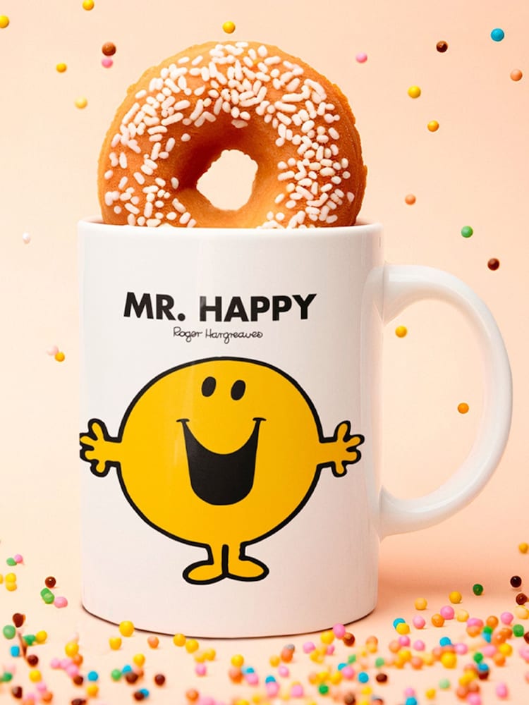 Star Editions Mr. Happy White Mug - Image 5 of 5 Star Editions Mr. Happy White Mug - Image 5 of 5