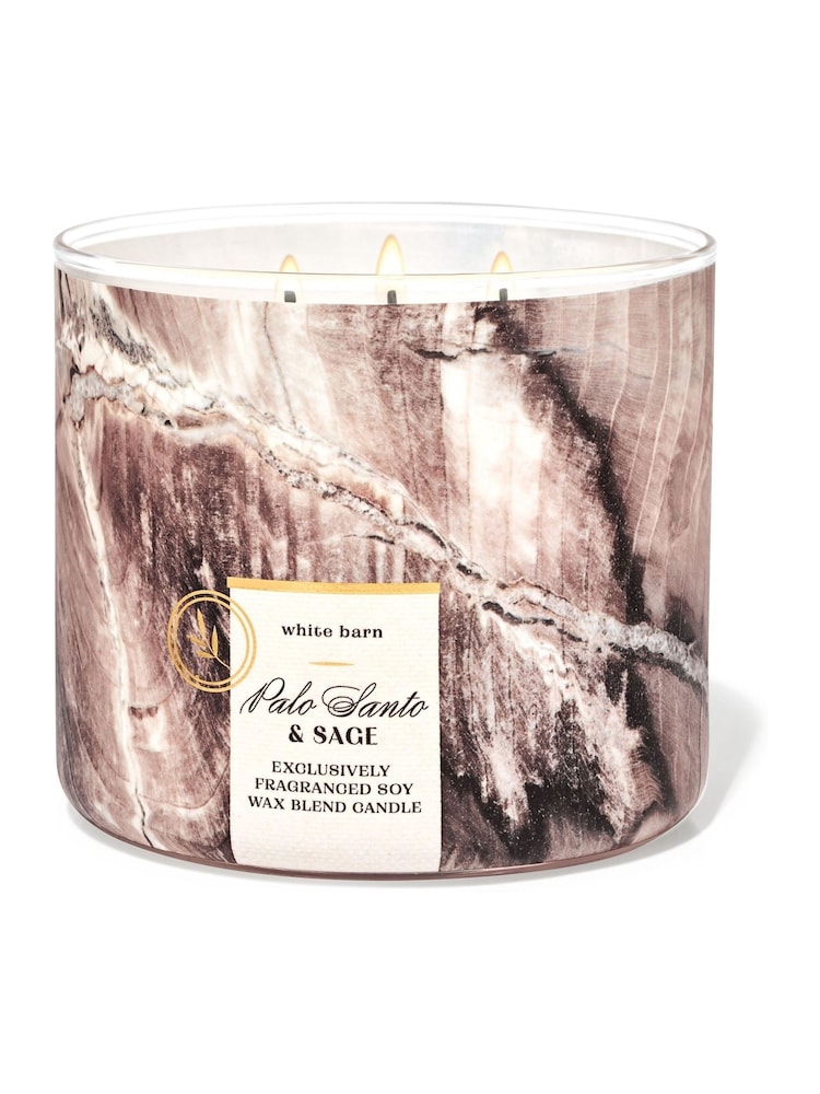 Bath & Body Works Palo Santo and Sage Christmas Luxe 3-Wick Candle 14.5 oz / 411 g - Image 1 of 1