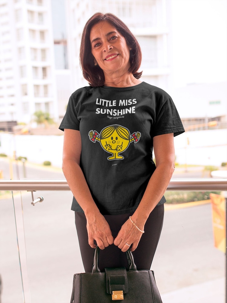 Star Editions Little Miss Sunshine Black 100% Cotton T-Shirt - Image 1 of 4
