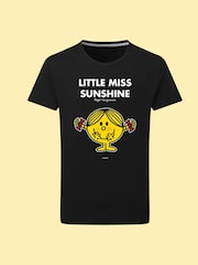 Star Editions Little Miss Sunshine Black 100% Cotton T-Shirt - Image 3 of 4