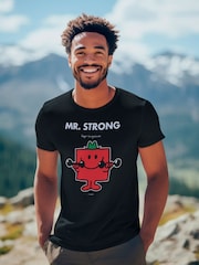 Star Editions Mr. 100% Cotton Black T-Shirt - Image 2 of 4