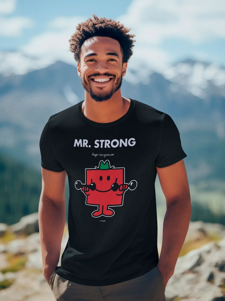 Star Editions Mr. 100% Cotton Black T-Shirt - Image 2 of 4