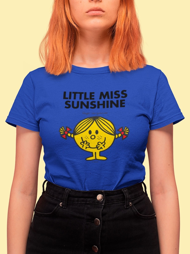 Star Editions Blue Little Miss Sunshine 100% Cotton T-Shirt - Image 3 of 4