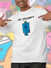 Star Editions Mr. Grumpy White 100% Cotton T-Shirt - Image 1 of 3