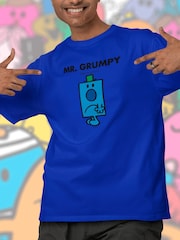Star Editions Blue Mr. Grumpy 100% Cotton T-Shirt - Image 2 of 3