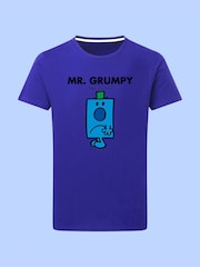 Star Editions Blue Mr. Grumpy 100% Cotton T-Shirt - Image 3 of 3