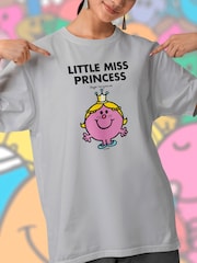 Star Editions Grey Little Miss Princess 100% Cotton T-Shirt - Image 2 of 3
