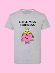 Star Editions Grey Little Miss Princess 100% Cotton T-Shirt - Image 3 of 3
