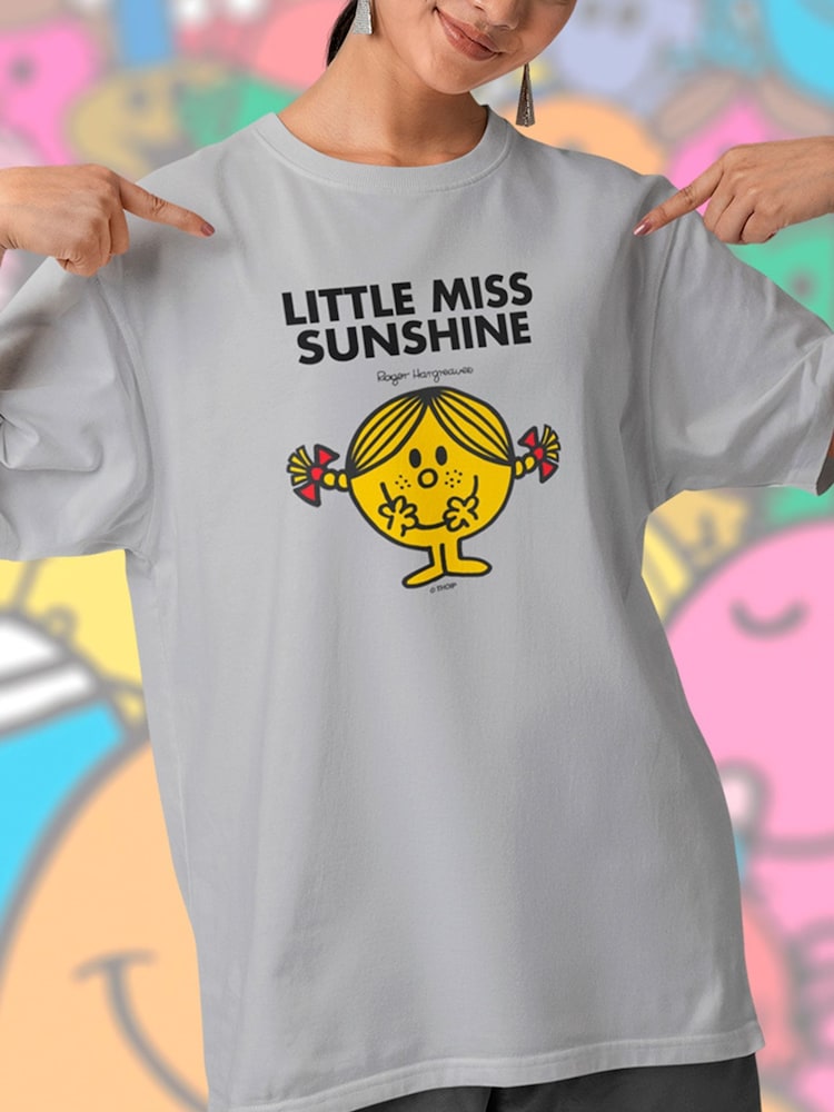 Star Editions Little Miss Grey Sunshine 100% Cotton T-Shirt - Image 1 of 4