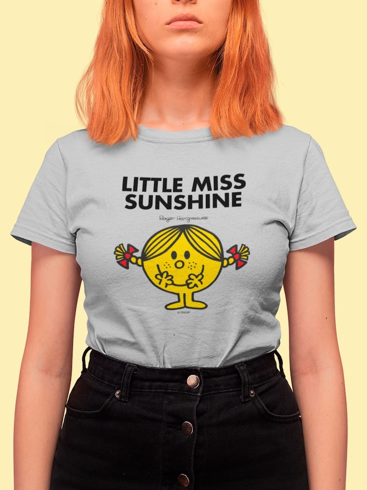 Star Editions Little Miss Grey Sunshine 100% Cotton T-Shirt - Image 3 of 4