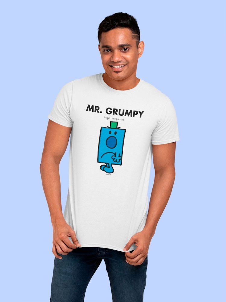 Star Editions Mr. Grumpy White T-100% Cotton Shirt - Image 1 of 3