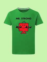 Star Editions Green Mr. Strong 100% Cotton T-Shirt - Image 4 of 4