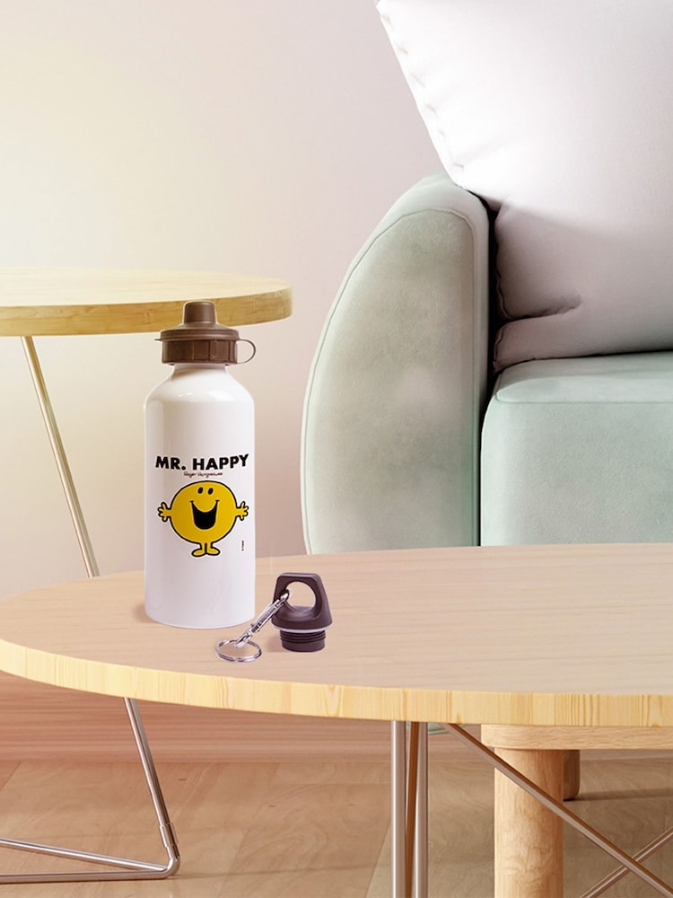 Star Editions Mr. Happy White Water Bottle - Image 4 of 4