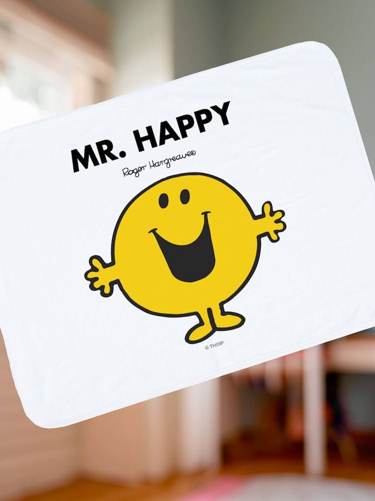 Star Editions Mr. Happy White Blanket - Image 4 of 4