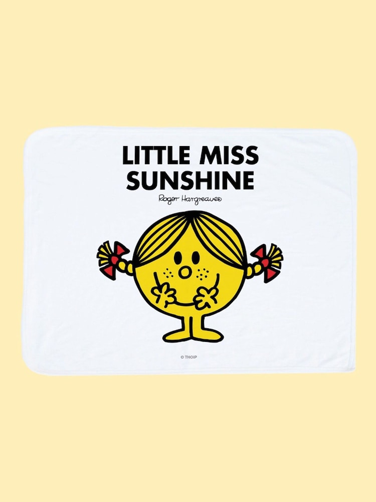 Star Editions Little Miss Sunshine White Blanket - Image 1 of 4