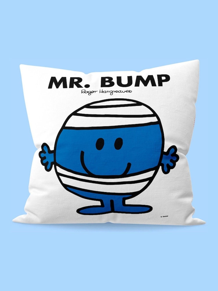 100% Cotton Mr Bump Cushion by Star Editions - Image 1 of 4