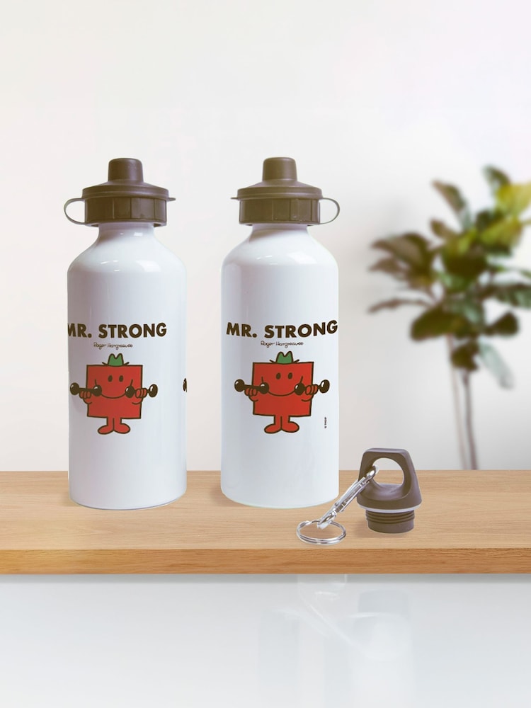 Star Editions Mr. Strong White Water Bottle - Image 1 of 4