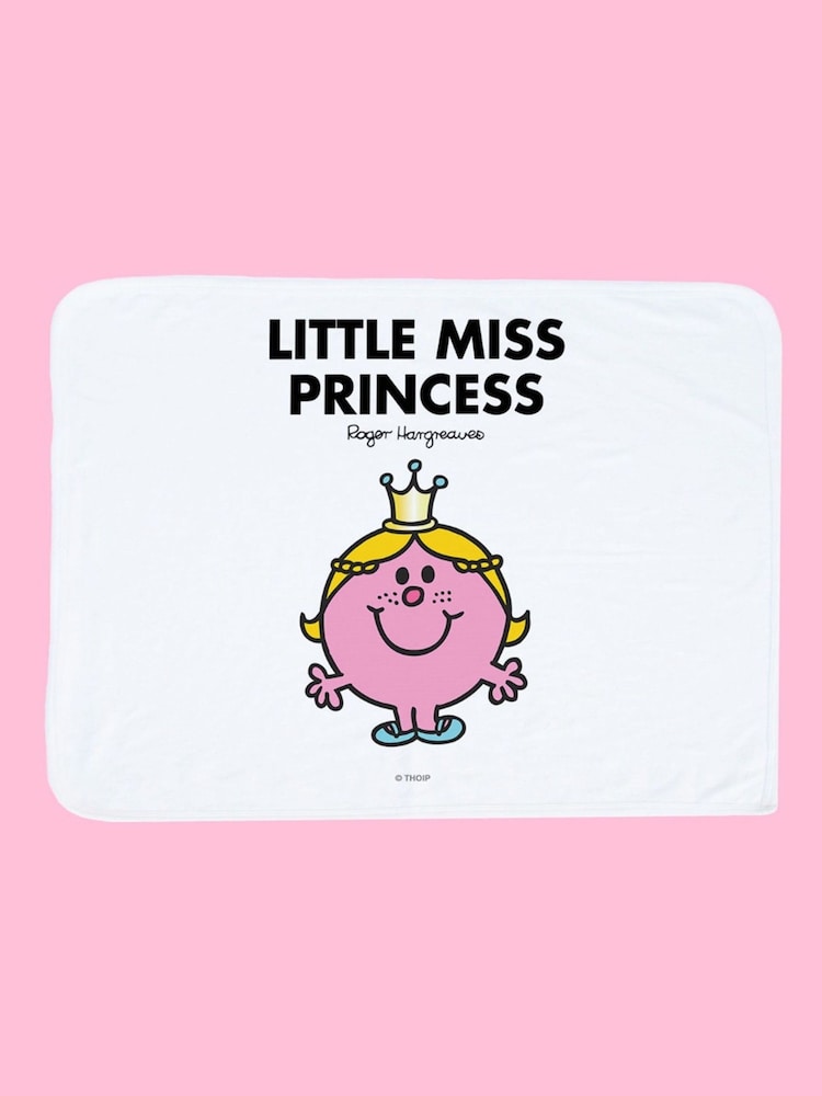 Star Editions Little Miss Princess White Blanket - Image 4 of 4