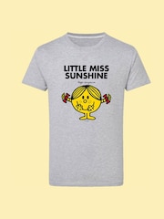 Star Editions Mr. Men Little Miss Sunshine Grey 100% Cotton T-Shirt - Image 2 of 2