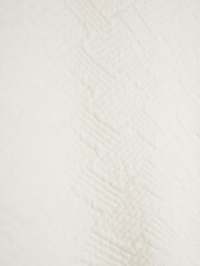 River Island Cream Girls Textured Sweat Set - Image 3 of 4