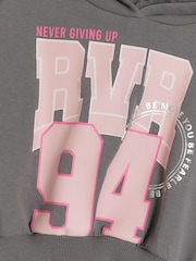 River Island Mädchen Active Sweatshirt-Set mit Seitenstreifen - Bild 3 von 4