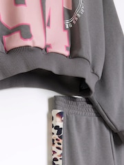 River Island Mädchen Active Sweatshirt-Set mit Seitenstreifen - Bild 4 von 4
