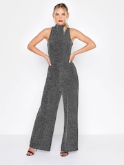 PixieGirl Petite Black Brillo Jumpsuit - Image 1 of 8