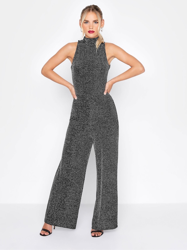 PixieGirl Petite Black Brillo Jumpsuit - Image 1 of 8