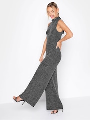 PixieGirl Petite Black Brillo Jumpsuit - Image 2 of 8