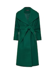 PixieGirl Petite Green Wrap Belted Coat - Image 5 of 5