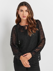 Long Tall Sally Ткань с выжигом богемный топ - Image 1 of 5