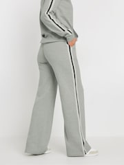Long Tall Sally Grey Side Stripe Wide Leg Joggers - Image 3 of 5