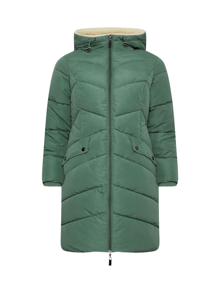 PixieGirl Petite Borg Hooded Midi Padded Coat - Imagen 5 de 5 PixieGirl Petite Borg Hooded Midi Padded Coat - Imagen 5 de 5