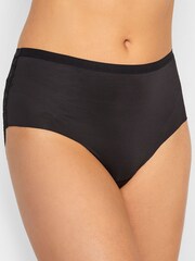 Long Tall Sally Black Lace Back Full Briefs 3 Pack - Image 2 of 5