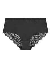 Long Tall Sally Black Lace Back Full Briefs 3 Pack - Image 4 of 5