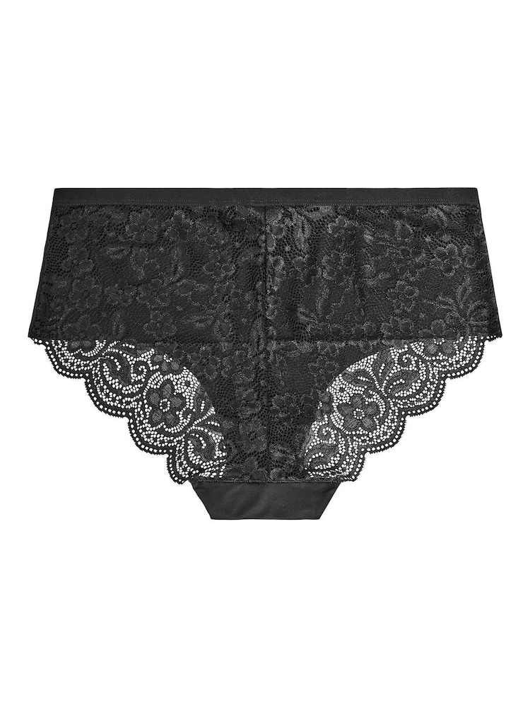 Long Tall Sally Black Lace Back Full Briefs 3 Pack - Image 5 of 5 Long Tall Sally Black Lace Back Full Briefs 3 Pack - Image 5 of 5