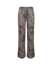 Long Tall Sally Animal Animal Tie Waist Wide Leg Joggers - Image 4 of 4