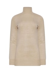 Long Tall Sally Natural Roll Neck Fine Gauge Jumper - Image 5 of 5