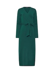 Long Tall Sally Green Wrap Midi Dress - Image 5 of 5