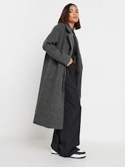PixieGirl Petite Grey Formal Midi Coat - Image 2 of 5